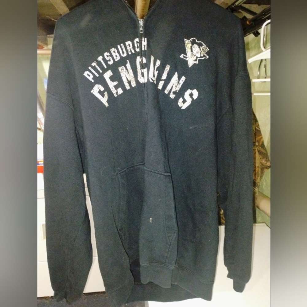 NHL Black and White Lightweight Shirt Jacket